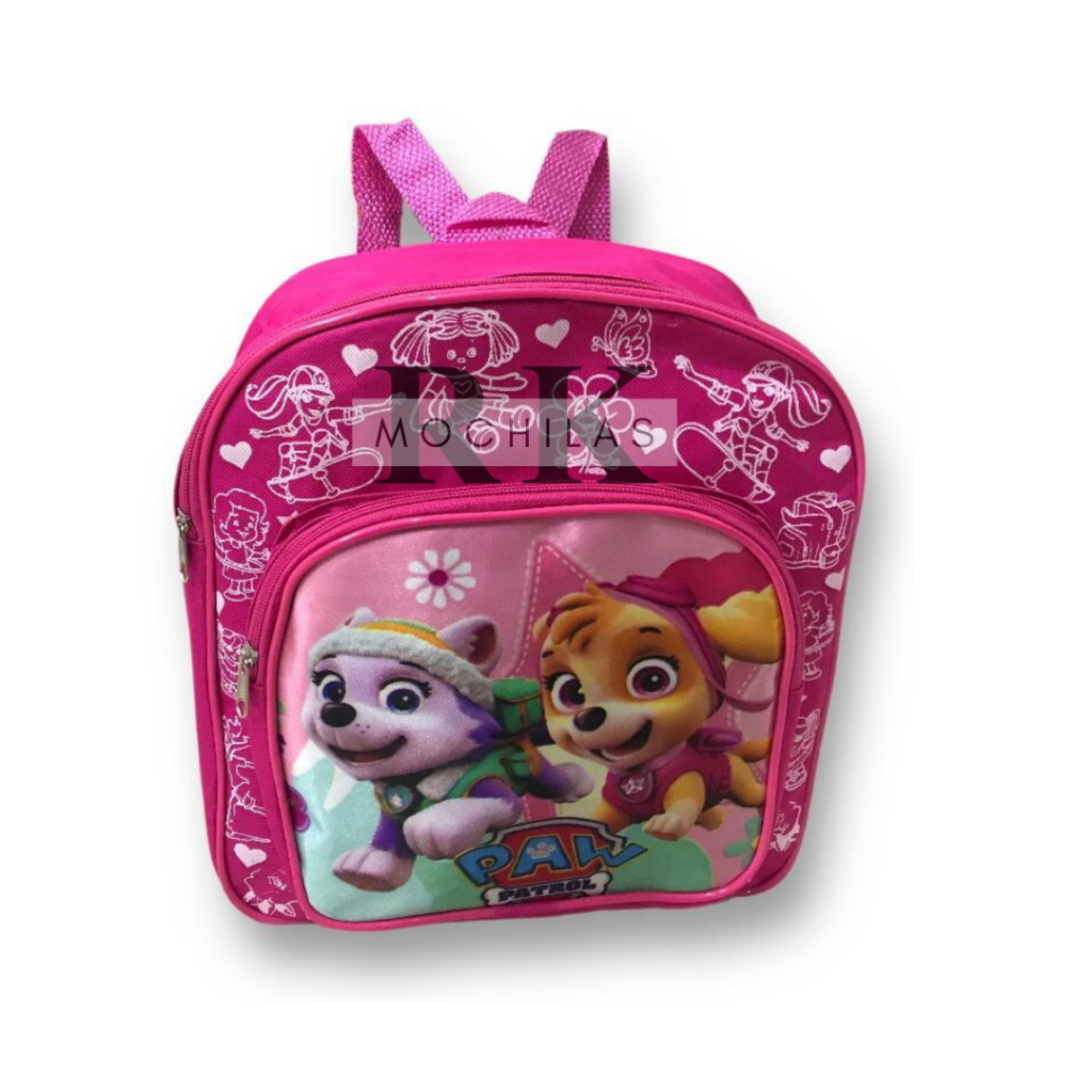 Mochila Pequena Mochilete De Costas Infantil Personagens Menina minnie-frozen-patrulha canina