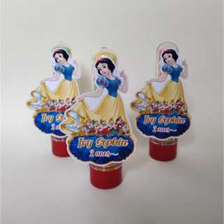 15 TUBETES BRANCA DE NEVE E OS SETE ANÕES PERSONALIZADOS LEMBRANCINHA FESTA INFANTIL