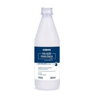 Soro Fisiológico Sorimax 500ML Com 0,9% De Cloreto de Sódio Farmax