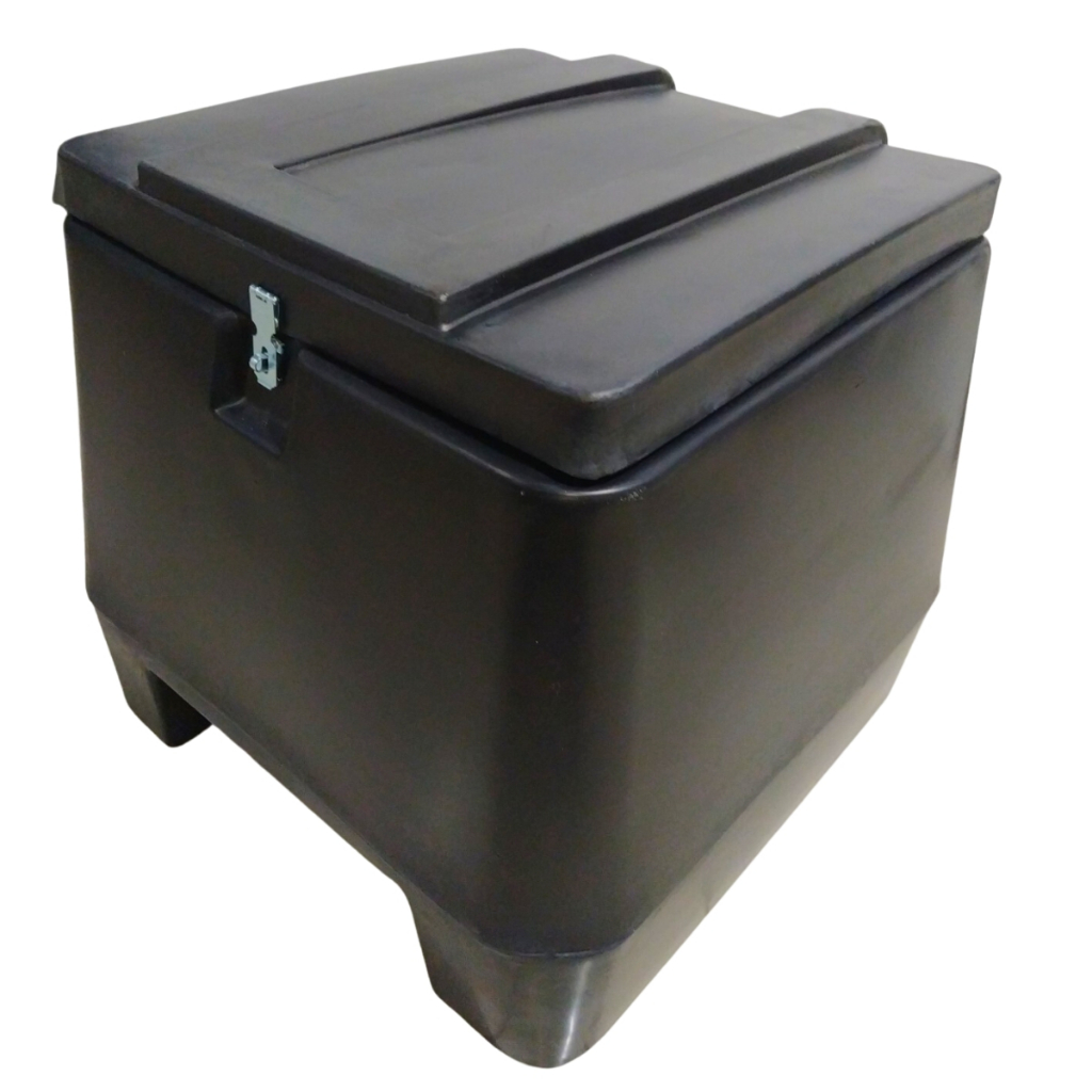 Baú Motoboy Reforçado Preto 135 Litros Entrega Delivery Entregador Ifood em Oferta na Shopee