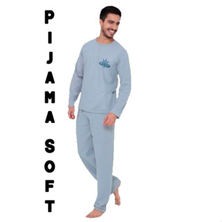 Pijama Soft Atoalhado Masculino Barato Blusa Cumprida Presente Pai Esposa Marido Noivo Amigo Namorado Inverno Quentinho Neve