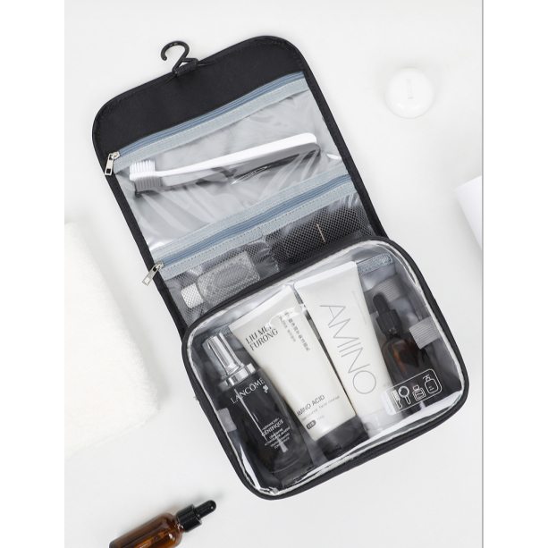 Bolsa Portatil Necessaire de Cosméticos MaquiagensPerfumes/Escovas/Organizadora de Mala Higiene Pessoal/Viagem/-Promoção em Oferta na Shopee