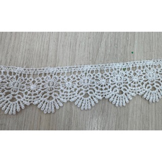 Renda Gripir 3,5cm (1387) Bordado Guipir em Oferta na Shopee