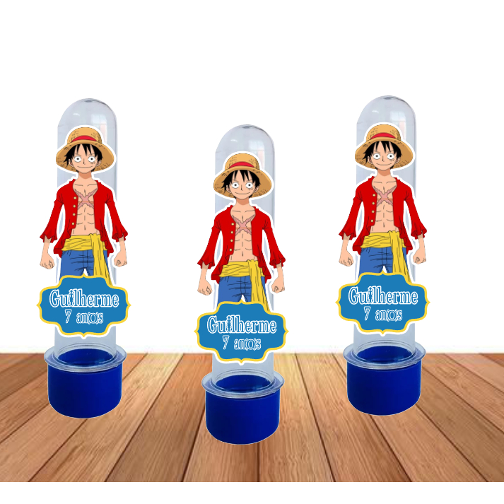 15 Apliques para Tubetes One Piece - Festa infantil - Lembrancinhas personalizadas