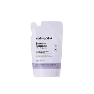 Refil Loção Hidratante Desodorante Corporal Anti-stress Nativa SPA Jasmim Sambac 400ml