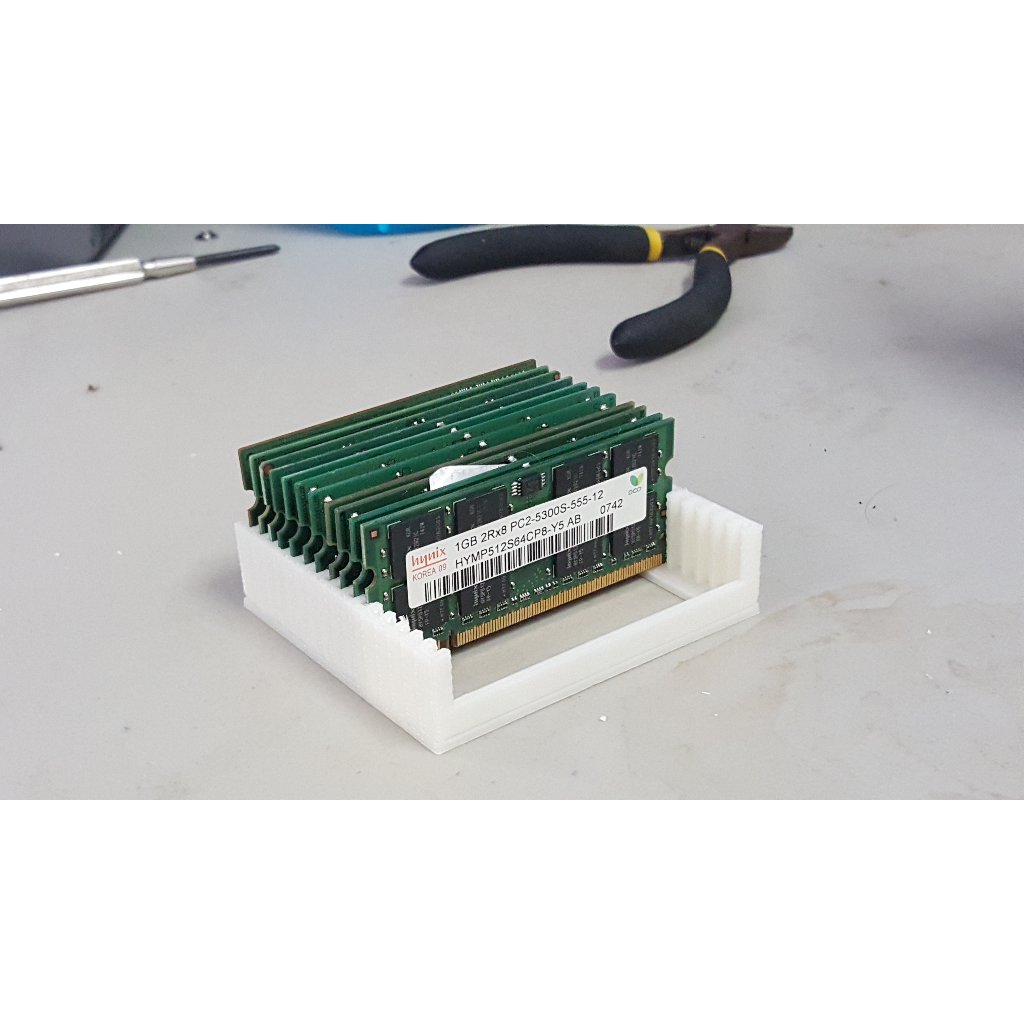 Suporte para memória de notebook rack