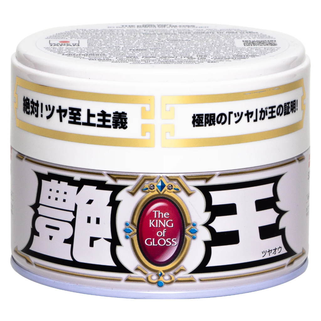 Cera Sintética The king Of Gloss White 320g Soft99 - Limpadora Para Carros Claros