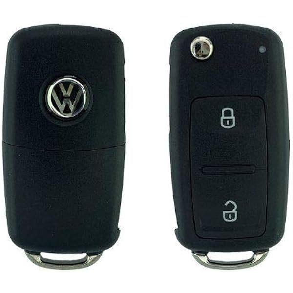Chave Canivete Carcaça Alarme Amarok Saveiro G6 VW 2 Botões em Oferta na Shopee