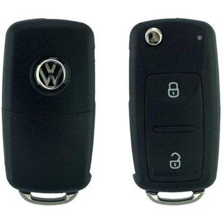 Chave Canivete Carcaça Alarme Amarok Saveiro G6 VW 2 Botões em Oferta na Shopee