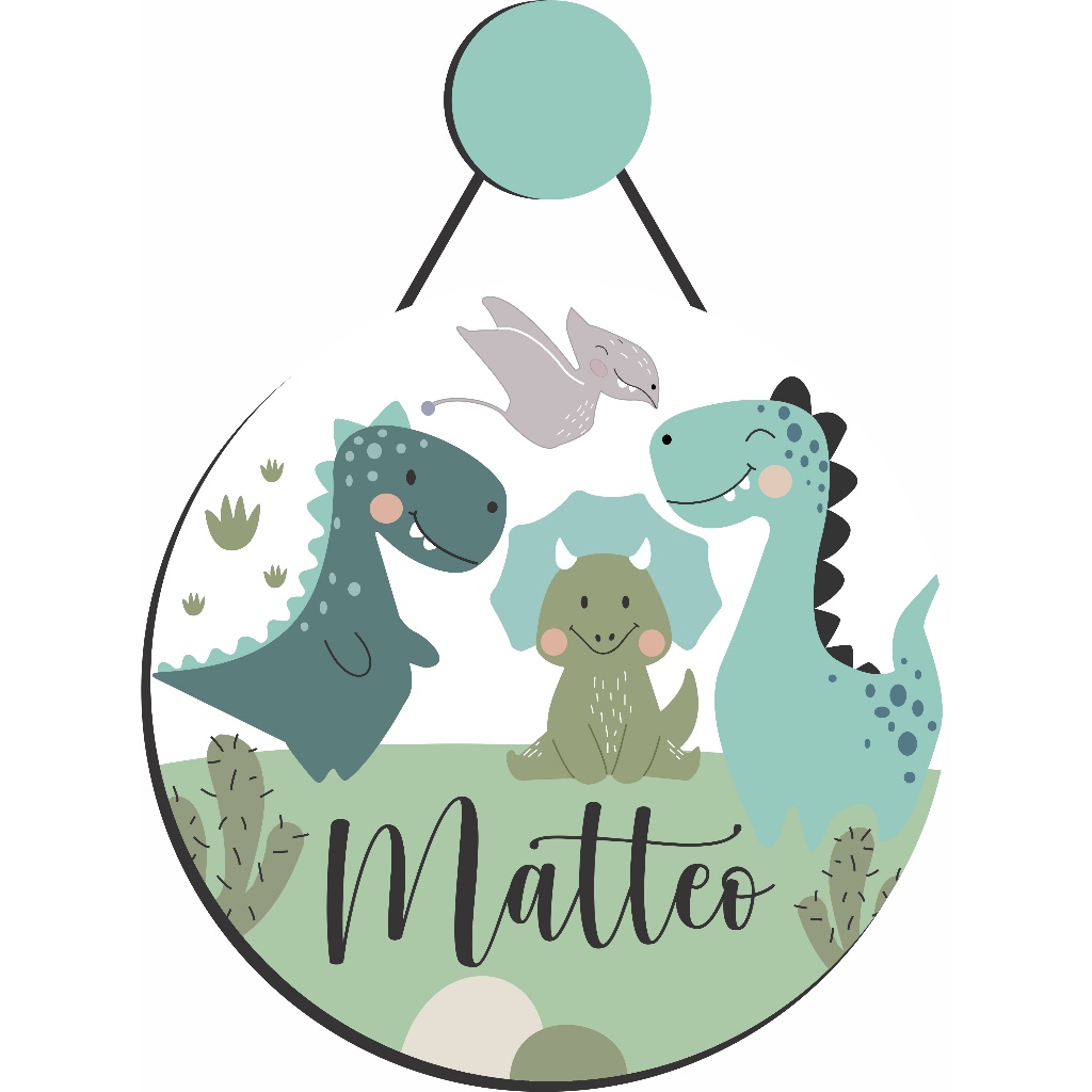 Enfeite Porta Maternidade Dino Jurassic Park Baby - Dinossauro - Nome personalizado em Oferta na Shopee