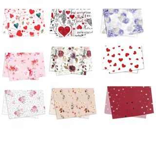 PAPEL DE SEDA ESTAMPADO FLORES PRESENTES 50x70cm com 10/20/ 50 Folhas