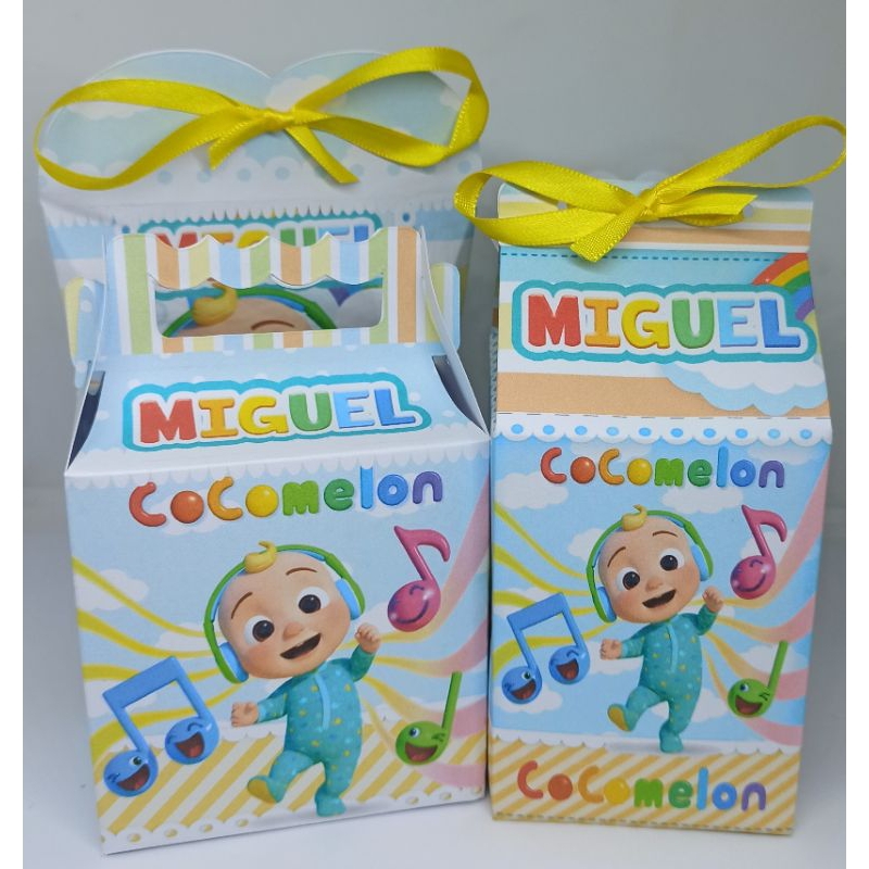 kit Festa Personalizada Cocomelon 40 caixas +20 Tags para Docinhos em Oferta na Shopee