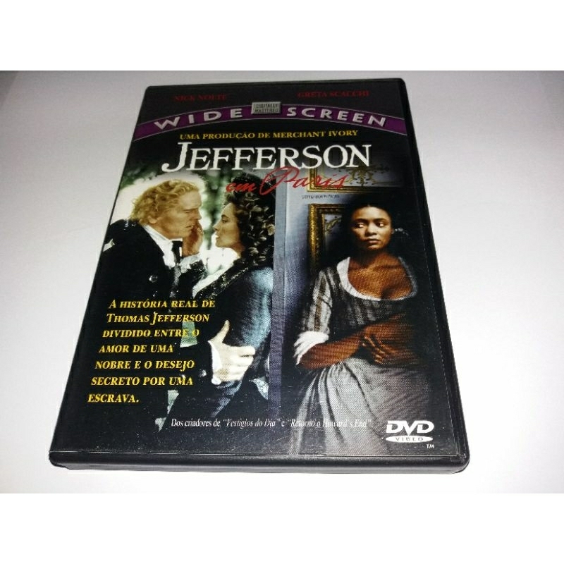 Dvd - Jefferson em Paris - 1995 - Nick Nolte - Dublado - Encarte - Novo