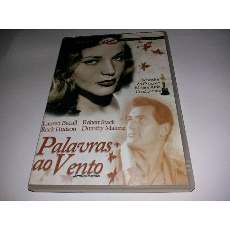 Dvd - Palavras ao Vento - 1956 - Rock Hudson - Lauren Bacall - Douglas Sirk