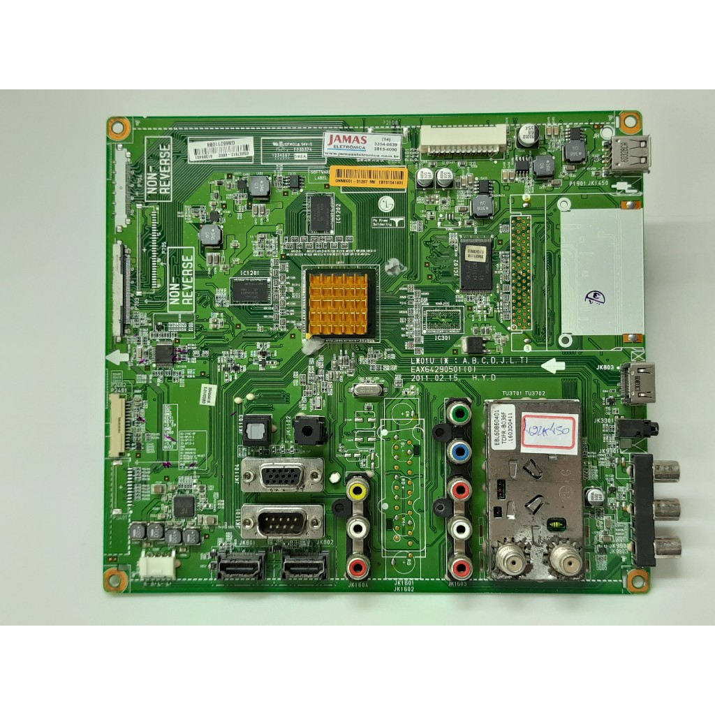 placa principal tv lg 42lk450 / eax64290501