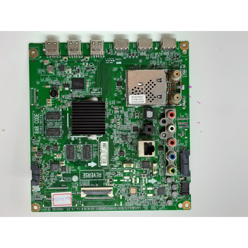 placa principal tv lg 43lf6350 / eax66202603