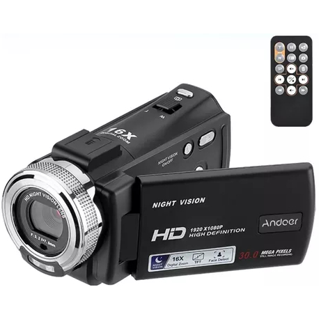 Câmeras De Vídeo Filmadora Digital 30mp Zoom 16x Youtuber