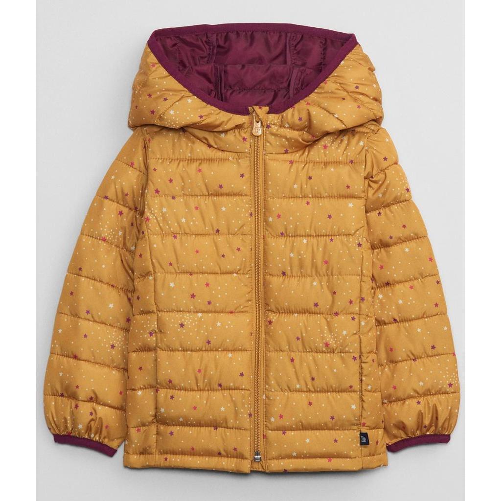 JAQUETA GAP MENINA BABY PUFFER ESTRELAS - 18/24M