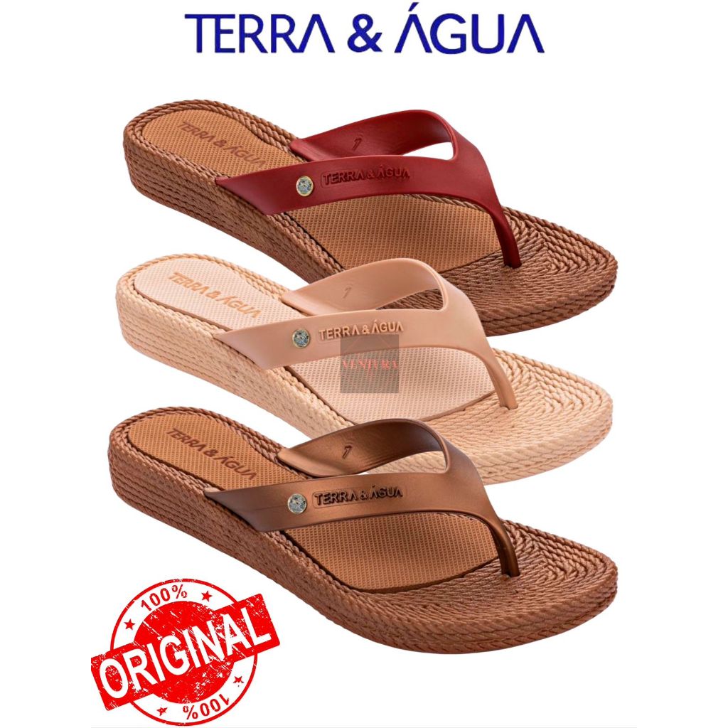 CHINELO TERRA E AGUA ORIGINAL CONFORTÁVEL DE DEDO ANATÔMICO PARA ESPORÃO FASCISTE PLANTAR