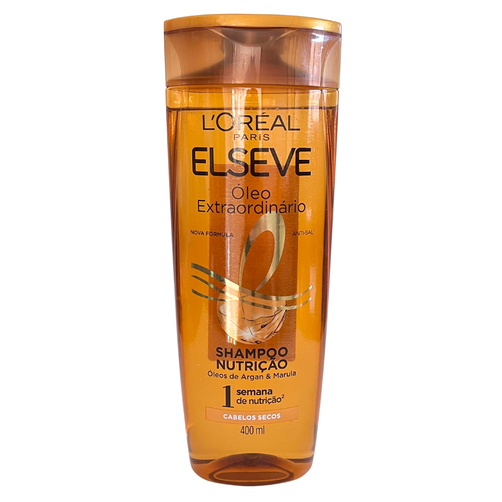 Shampoo Elseve Óleo Extraordinário Nutrição 400ml - Envio Rápido em Oferta na Shopee