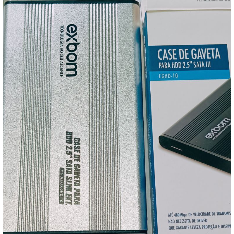 case de gaveta  para HD sata slim  externo 2.5 a pronta entrega.