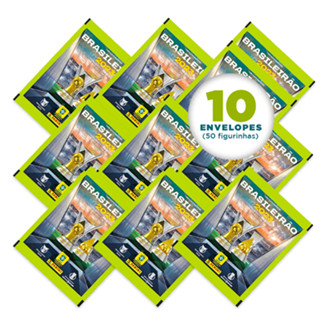 50 Figurinhas Do Álbum Brasileirão 2023 (10 Envelopes)