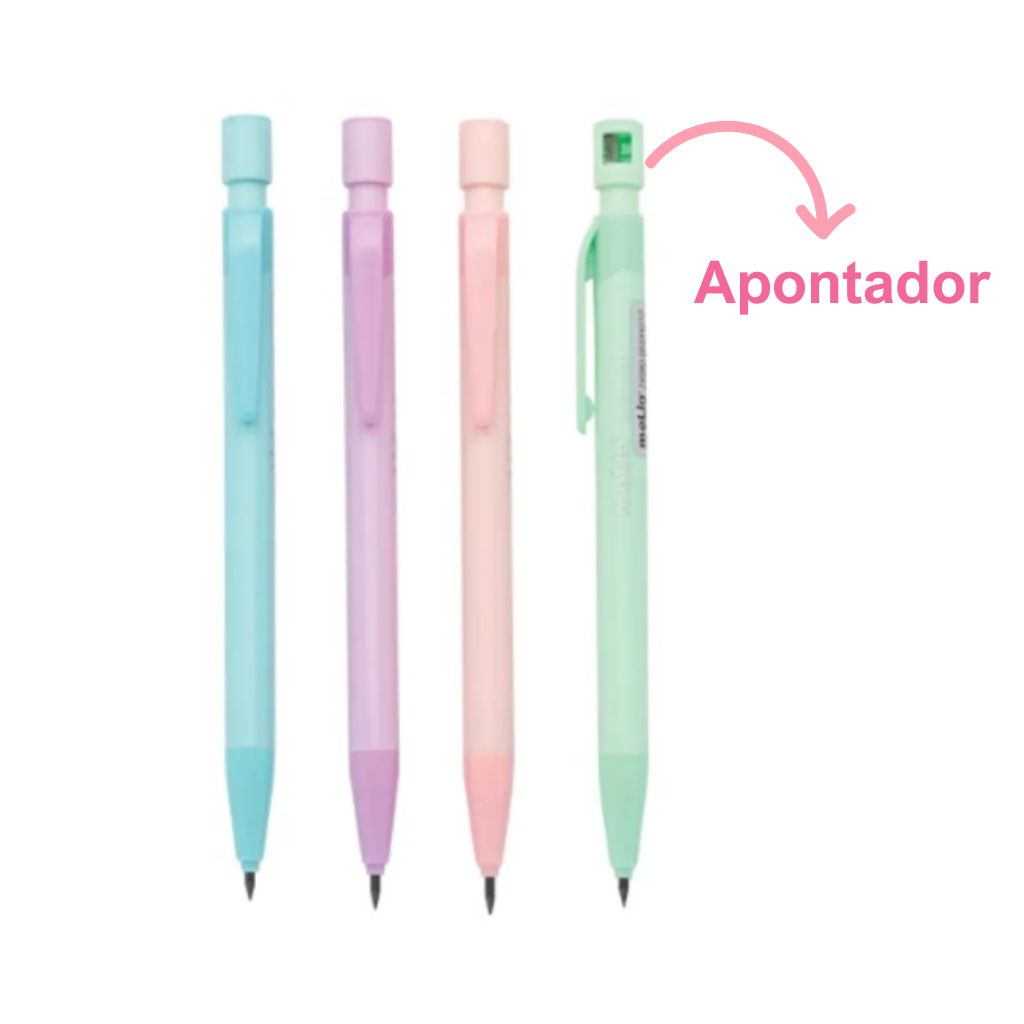 Lapiseira 2.0mm com Apontador Acoplado- Molin