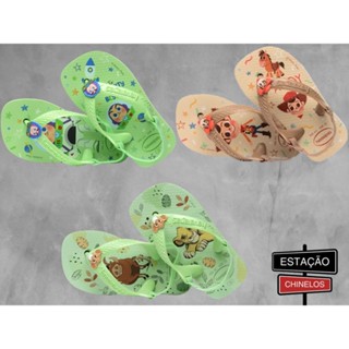 Havaianas Masculino Baby Toy Story - Buzz lightyear - Woody - Rei Leão - Capitão América