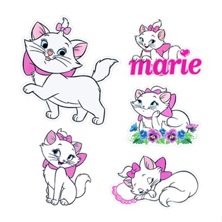 05 Apliques Termocolantes de Tecido - Gatinha Marie - 01 Grande 14cm - Outros 10cm em Oferta na Shopee