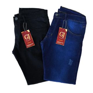 Kit 2 Calças Jeans Masculina Roupas Masculinas Slim