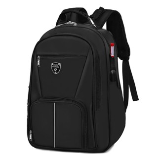 Mochila Escolar Faculdade Notebook Feminina Masculina Saída Usb Resistente a Agua Marcador de Bagagem