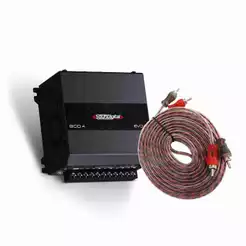 Módulo Amplificador Soundigital 800.4 Evo6 lançamento 2024 Som Automotivo Acompanha cabo RCA