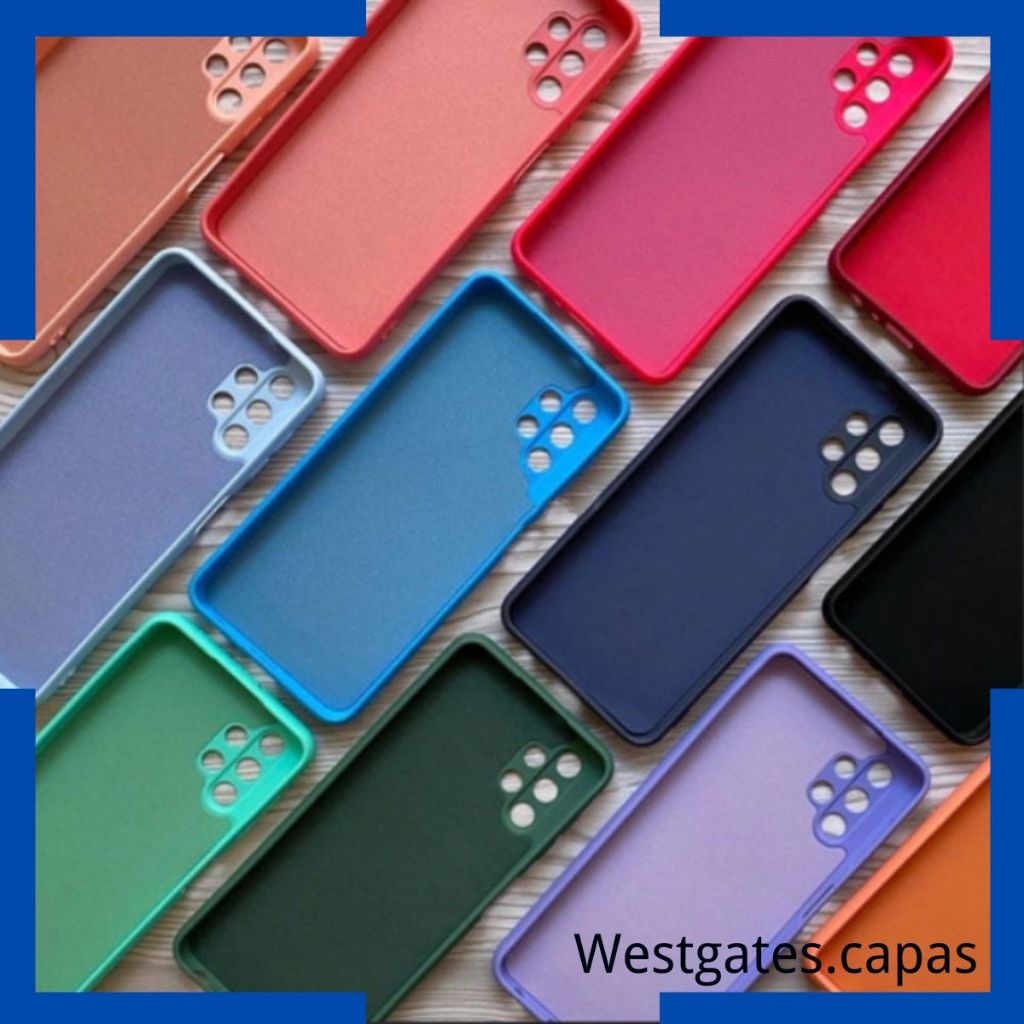 Capa Silicone veludo Soft TPU Liquid Compativel Samsung Galaxy A22(4G)/A22(5G)/A51/A52/A52S/A71/A72