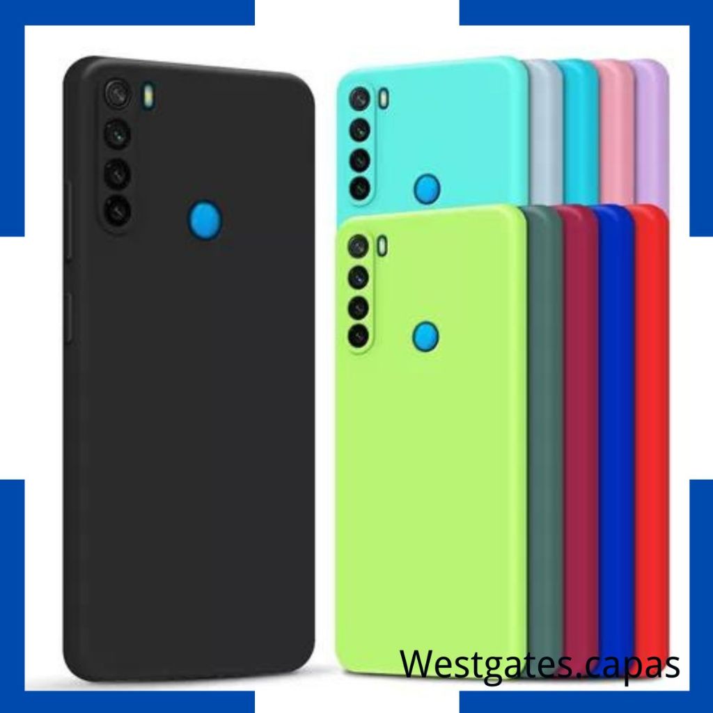Capa Silicone veludo Soft TPU Liquid Compativel para Xiaomi Redmi 9/Note 7/Note 8 /Note 8Pro/Note 8T/Mi10