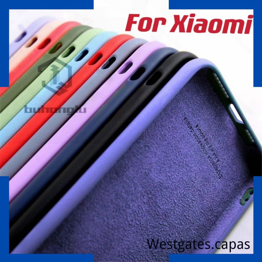 Capa Silicone veludo Soft TPU Liquid Compativel para XIAOMI Redmi 7A/8A/9A/9C/MI9 em Oferta na Shopee