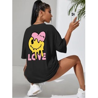 Camiseta Cartoons Carta AMOR Streetwear Unissex, Unissex