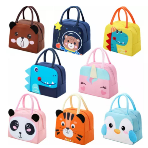 Lancheira Bolsa Térmica Infantil Menina Menino Com Temas em 3d Kids Bolsa termica Infantil para Lancheira com Desenho Porta Lancheira de alça com Isolamento de Temperatura Necessaire