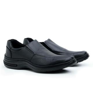 Sapato Masculino Urbano Moderno Ortopedico De Couro Legitimo Confort Costurado Promocao