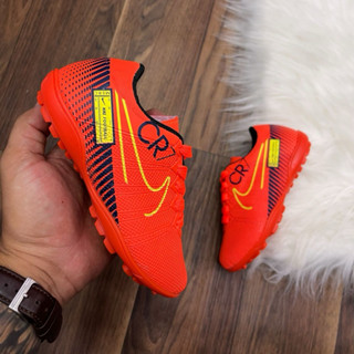 Chuteira infantil society e futsal duas cores, modelo exclusivo, confortável, Brasil