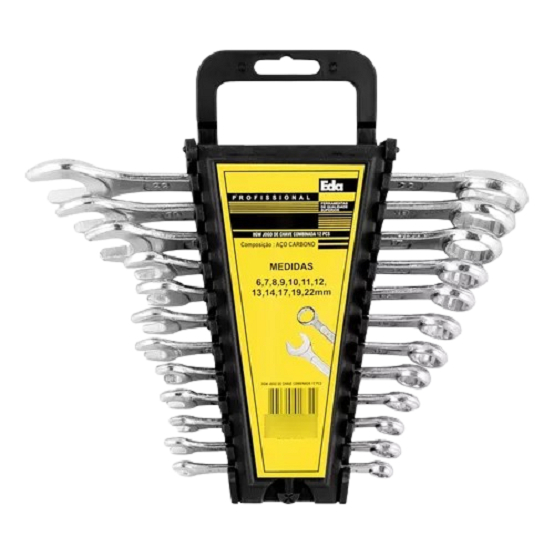 Jogo Chave Combinada Eda 12 Peças 6 A 22mm 0gw Hobby em Oferta na Shopee