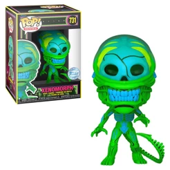 FUNKO POP MOVIES ALIEN 40TH ANNIVERSARY EXCLUSIVE - XENOMORPH 731 (BLACKLIGHT) NOVO ORIGINAL