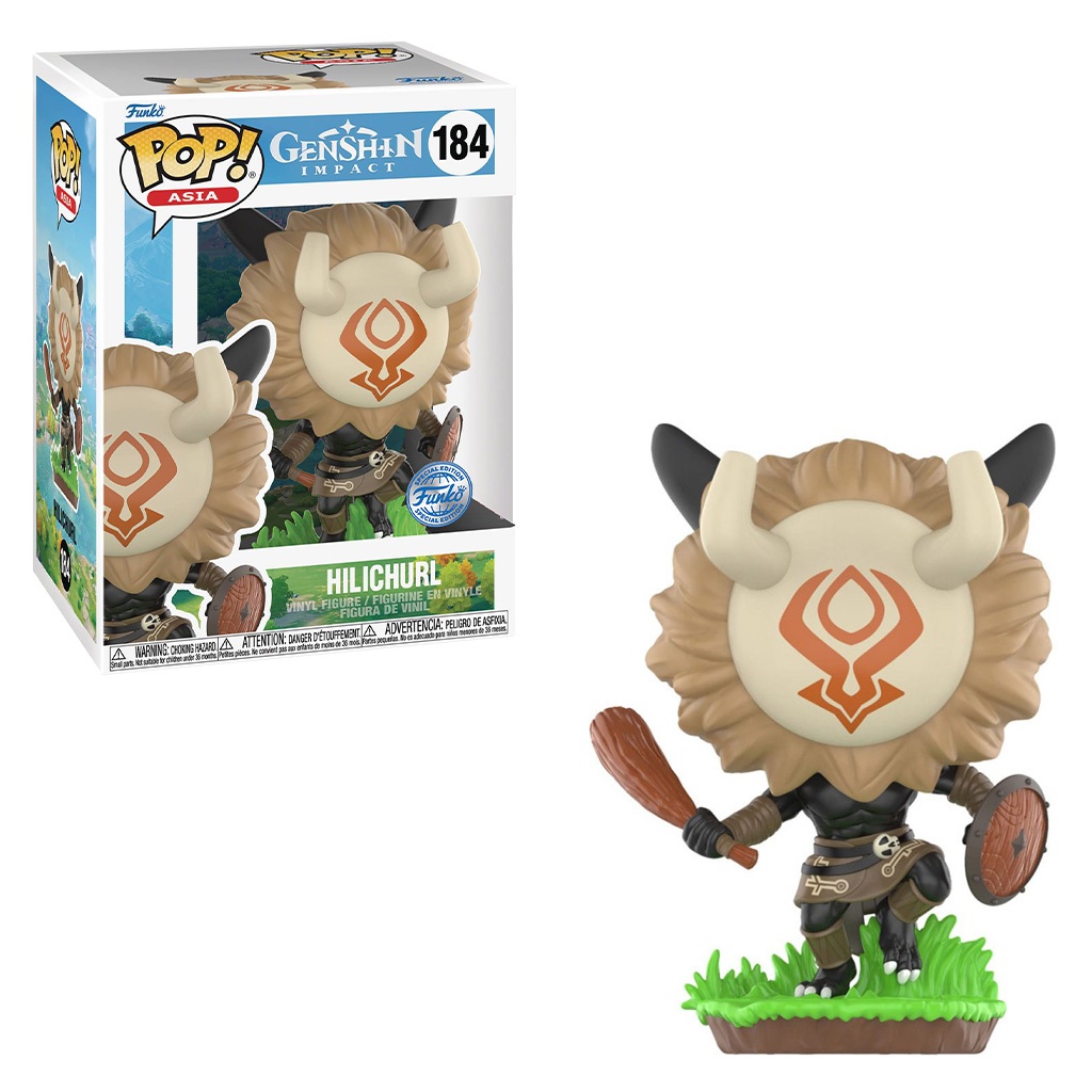 FUNKO POP ASIA GENSHIN IMPACT - HILICHURL 184 NOVO ORIGINAL em Oferta na Shopee