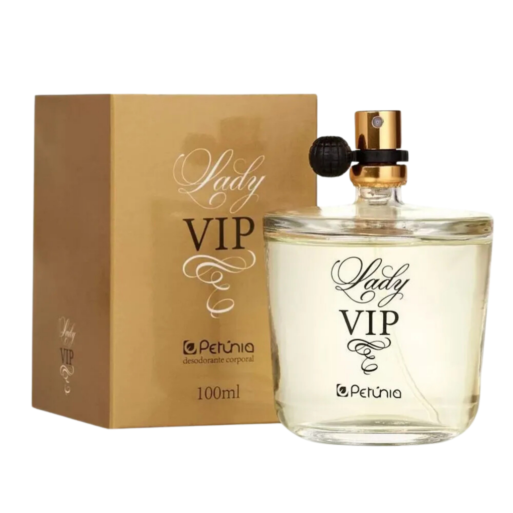 Perfume Feminino Lady Vip Petunia 100ml Eau de Toilette