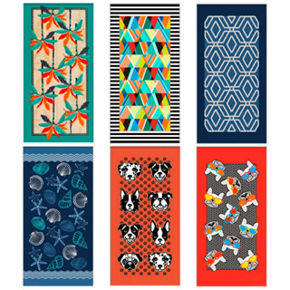 Toalha Aveludada Estampada Praia Lepper