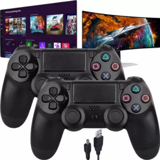 kit 2 Controle Para Tv Samsung Cu7700 Cu8000 Au7700 Bu8000 4k Game