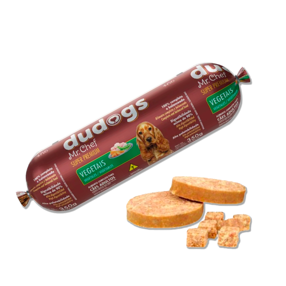 Imagem Dudogs Mr Chef Vegetais Ração Semi Úmida para Cães 350g FVO