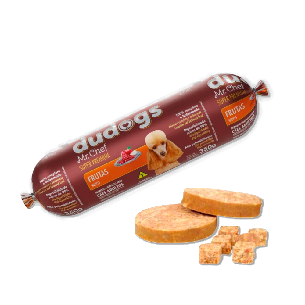 Dudogs Mr Chef Frutas Ração Semi Úmida para Cães 350g FVO