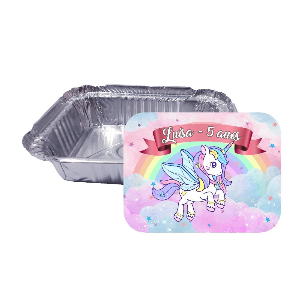 Lembrancinha Marmitinha Personalizada Unicórnio Kit 10 / 15 / 20 / 25 / 30 / 40 / 50 Unidades em Oferta na Shopee