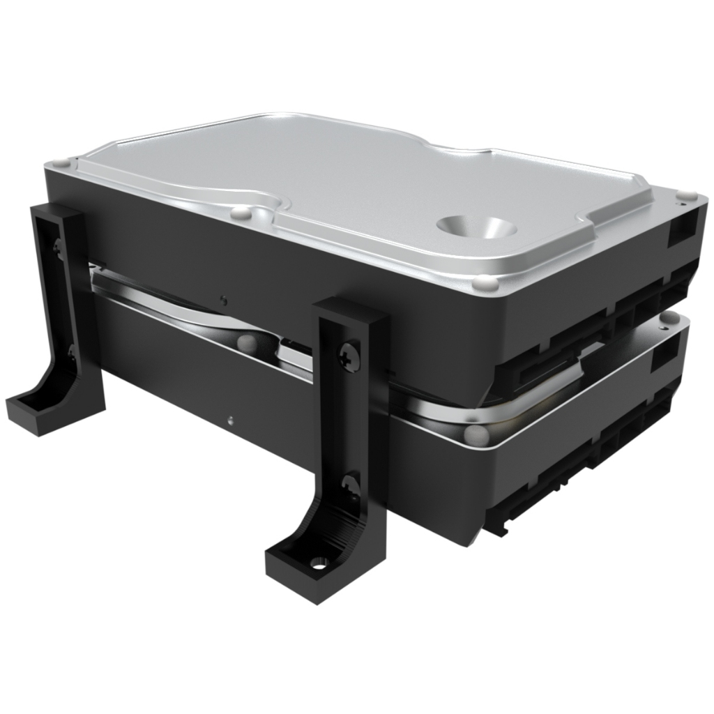 Suporte Organizador Vertical Tipo Rack Externo Compatível Com HD's de 3.5 - Dock Station