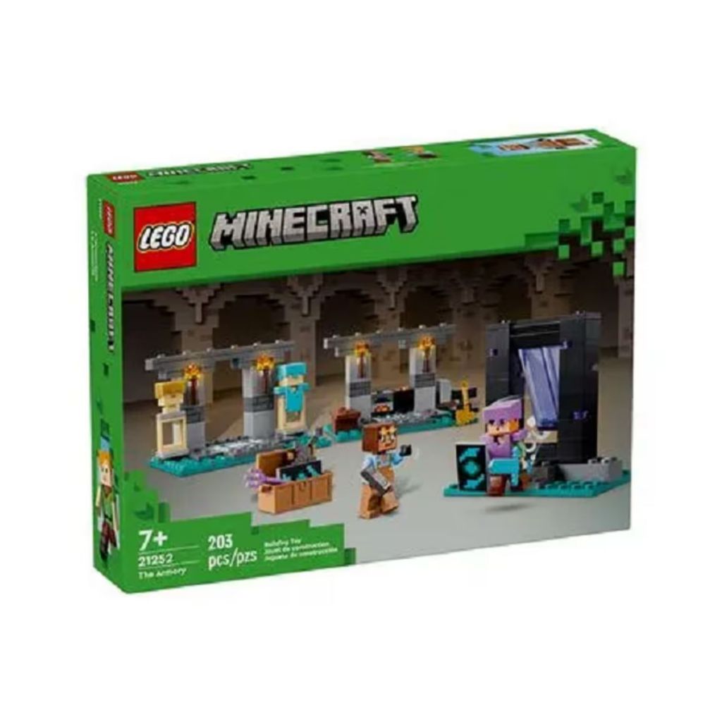 Lego 21252 - Minecraft - O Arsenal – 203 peças em Oferta na Shopee